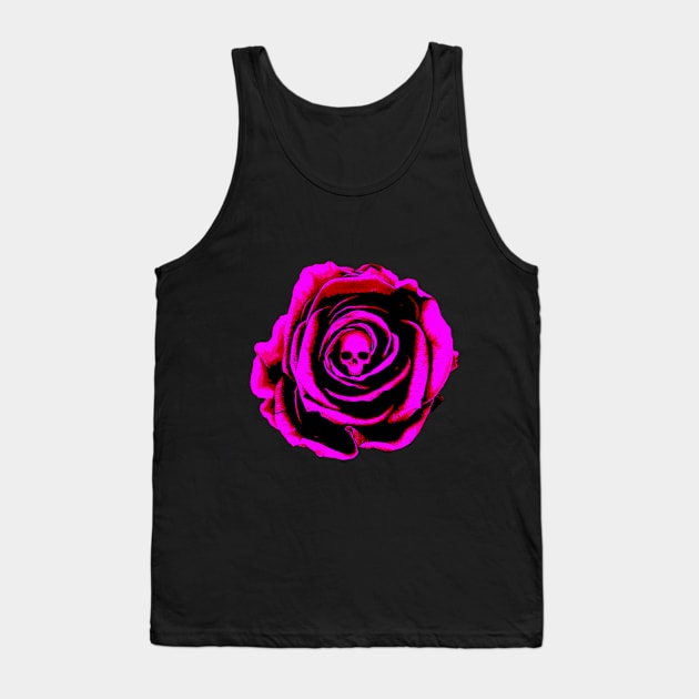 Rose Skull Tank Top by The Strange Place